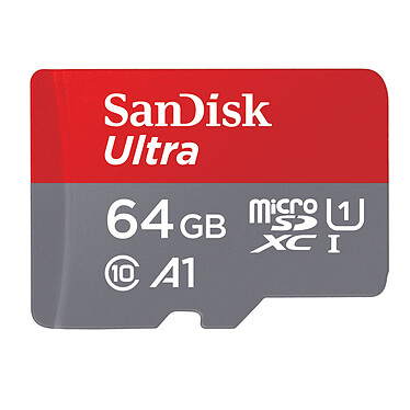 SanDisk Ultra Android microSDXC pour tablette 64 Go + Adaptateur SD