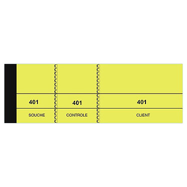 Elve matting pads 100 sheets - 50 x 150 mm - Yellow x 10
