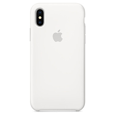 Nota Custodia in silicone Apple bianca per iPhone X