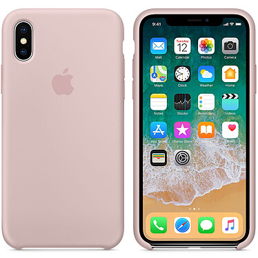 Apple iPhone X Silicone Case Sand Pink