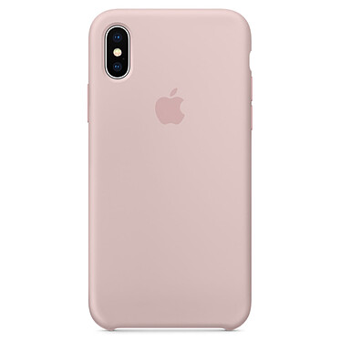 Nota Custodia in silicone per Apple iPhone X Rosa Sabbia