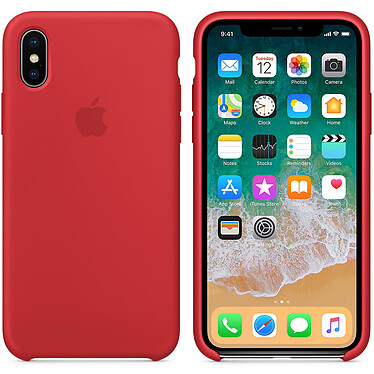 Apple Coque en silicone (PRODUCT)RED Apple iPhone X