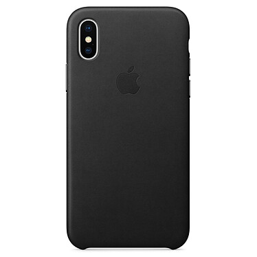 Avis Apple Coque en cuir Noir Apple iPhone X