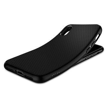 Spigen Case Liquid Air Noir Apple iPhone X pas cher