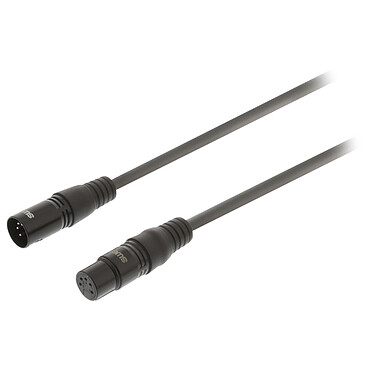 Sweex cable XLR macho 5 pin/ XLR hembra 5 pin(1.5m) 