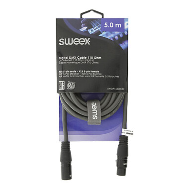 Opiniones sobre Sweex cable XLR macho 5 pin/ XLR hembra 5 pin(5m) 