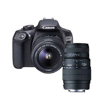 Canon EOS 1300D + EF-S 18-55 mm DC III + SIGMA 70-300mm f/4-5.6 DG Macro