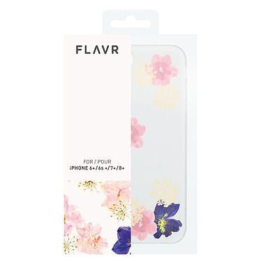 Flavr iPlate Real Flower Grace iPhone 6 Plus/6s Plus/7 Plus/8 Plus  pas cher