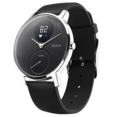 Withings Nokia Steel HR 36 mm Silicona Negro
