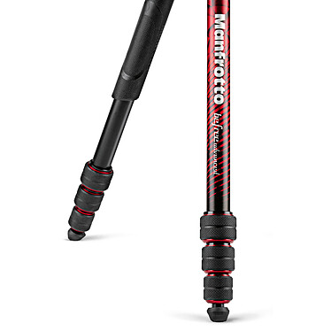 Manfrotto Befree Advanced - MKBFRTA4RD-BH Alu/Rouge pas cher