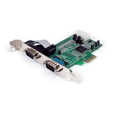 StarTech.com PCI Express Card with 2 DB-9 ports - UART 16550