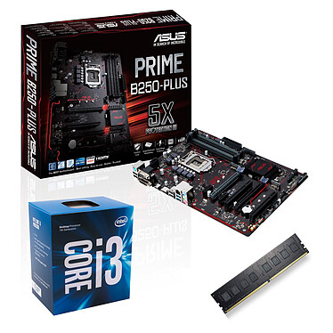Kit Upgrade PC Core i3 ASUS B250-PLUS 4 Go