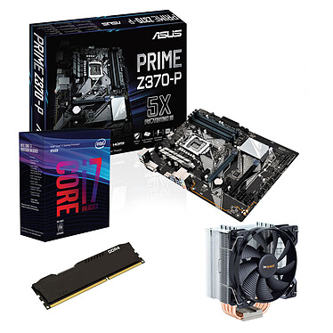 Kit Upgrade PC Core i7K ASUS PRIME Z370-P 8 Go