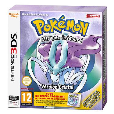 Pokemon Crystal Version (Nintendo 3DS) - código de descarga