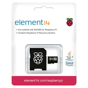 Raspberry tarjeta microSDHC 32 Go avec NOOBS