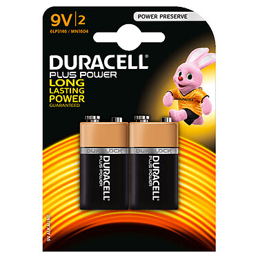 Duracell Plus Power 9V (set of 2)