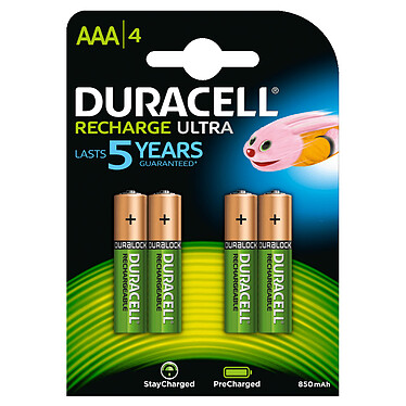 Duracell Recharge Ultra AAA 850 mAh (par 4)