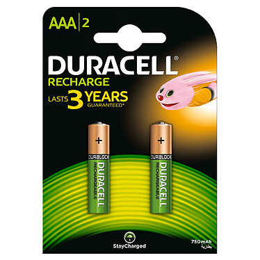 Duracell Recharge AAA 750 mAh (par 2)