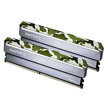 G.Skill Sniper X Series 16 Go (2x 8 Go) DDR4 3000 MHz CL16 Camouflage/Vert