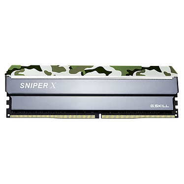 Avis G.Skill Sniper X Series 64 Go (4x 16 Go) DDR4 3600 MHz CL19 (Camouflage Vert)