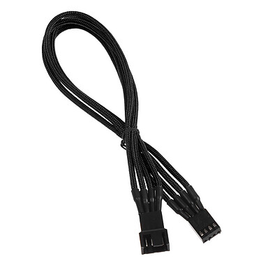 BitFenix Alchemy Black - Cable de alimentación con funda - 4 pins PWM - 30 cm