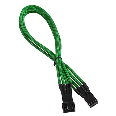 BitFenix Alchemy Green - Câble d'alimentation gainé - 4 pins PWM - 30 cm
