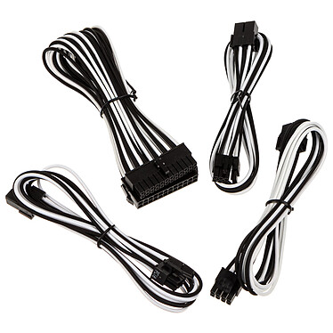 BitFenix Alchemy - Cable Kit Extension - blanco y negro