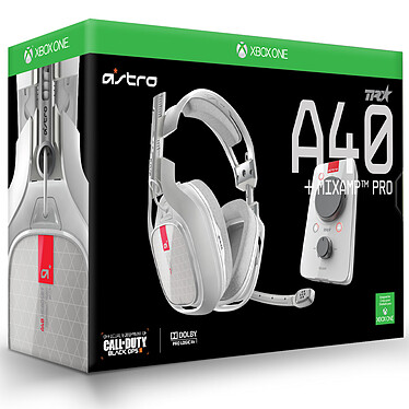 Astro A40 TR + MixAmp Pro TR Blanc (PC/Mac/Xbox One/Switch) pas cher