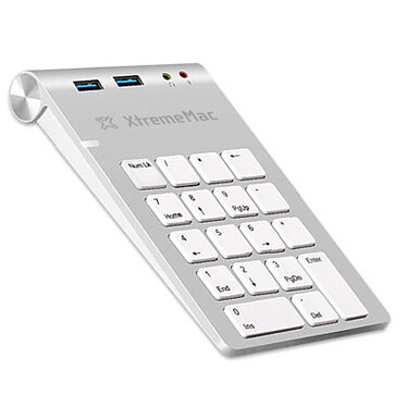 XtremeMac Aluminium Keypad 2 ports USB + Jack