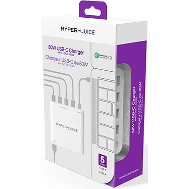 HyperJuice 80W USB-C Charger pas cher