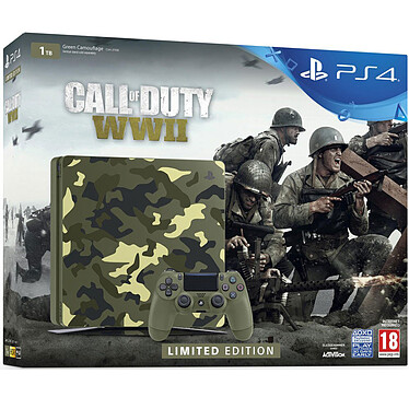 Sony PlayStation 4 Slim (1 To) + Call of Duty : World War II