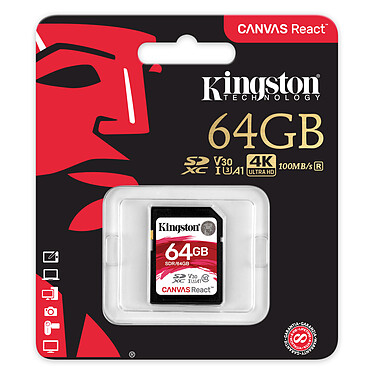 Avis Kingston Canvas React SDR/64GB