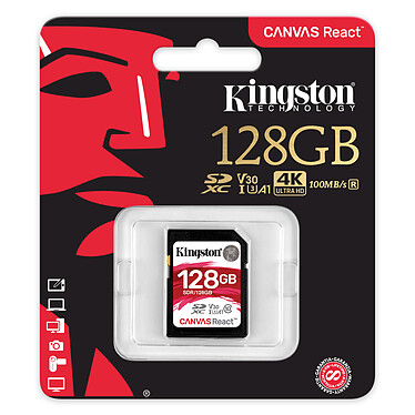 Avis Kingston Canvas React SDR/128GB