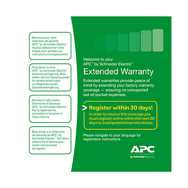 APC 3-year warranty extension (WBEXTWAR3YR-SP-06)