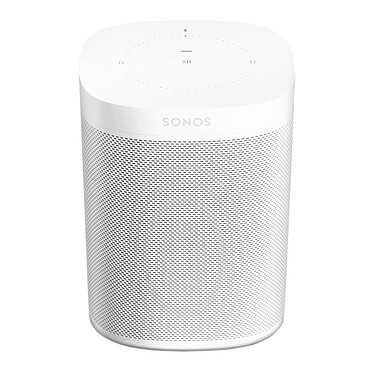 SONOS One Blanc (Gen 2) Enceinte multiroom sans fil avec assistant vocal Amazon Alexa, Google Assistant et Bluetooth LE