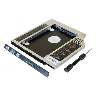 Adaptateur HDD/SSD 2.5" pour ordinateur portable (12.7mm)