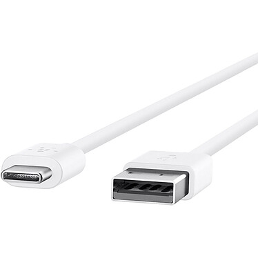 Avis Belkin Câble Mixit USB-C vers USB-A - Blanc (F2CU032BT06-WHT)