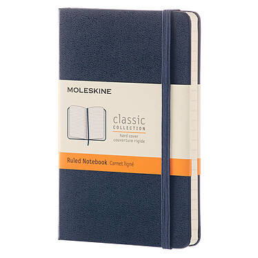 Moleskine Classic Hardcover Pocket Ruled Bleu 
