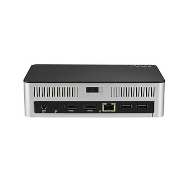Avis StarTech.com Station d'accueil USB-C double affichage DP 4K - Baie de lecteur de disque dur/SSD SATA de 2,5" et PD 60 W