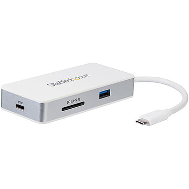 StarTech.com Adaptateur multiport USB-C avec lecteur de carte SD, GbE, USB 3.0 et PD 100 W