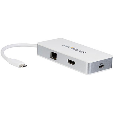 Avis StarTech.com Adaptateur multiport USB-C avec lecteur de carte SD, GbE, USB 3.0 et PD 100 W