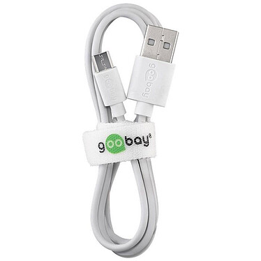 Acheter Goobay Kit de Charge Micro USB Double 2.4A Blanc