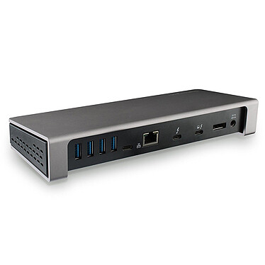 Avis StarTech.com Station d'accueil Thunderbolt 3 double affichage 4K 60 Hz pour PC portable avec lecteur de carte SD