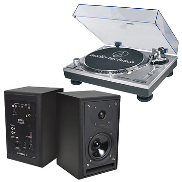 Audio-Technica AT-LP120USBHC + Eltax Monitor III BT Phono Noir
