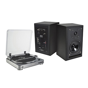 Audio-Technica AT-LP60USB + Eltax Monitor III BT Phono Noir