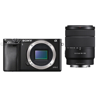 Sony Alpha 6000 + Objectif 18-135 mm negro