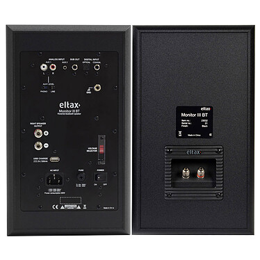 Acheter Elipson Alpha 100 Noir + Eltax Monitor III BT Phono Noir