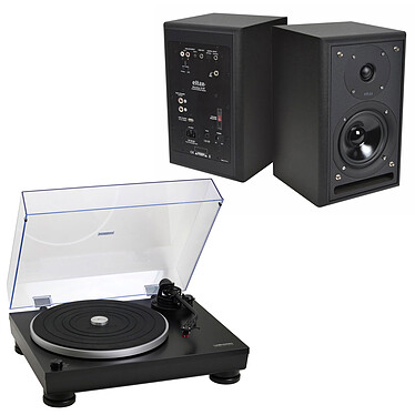 Audio-Technica AT-LP5 Noir + Eltax Monitor III BT Phono Noir