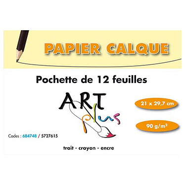 Art Plus Pochette calque 90g A4