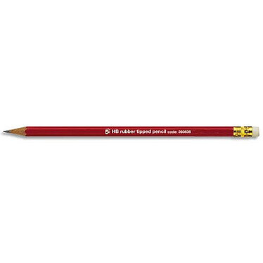 HB graphite pencil with eraser